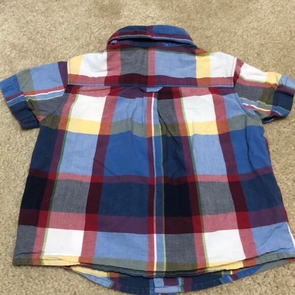 Janie  And Jack boys Short Sleeve Shirt Size 6/12 Months. - Picture 5 of 6